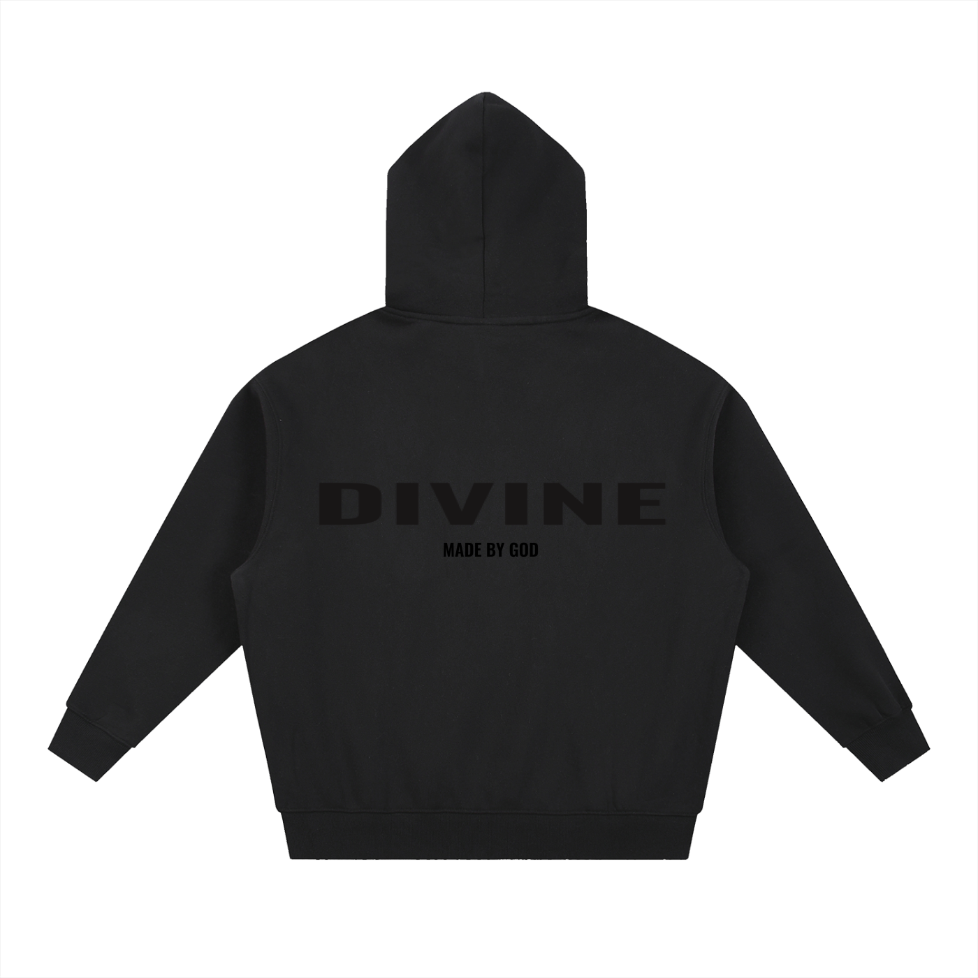 DIVINEMADEBYGOD Oversized Hoodie (Black)