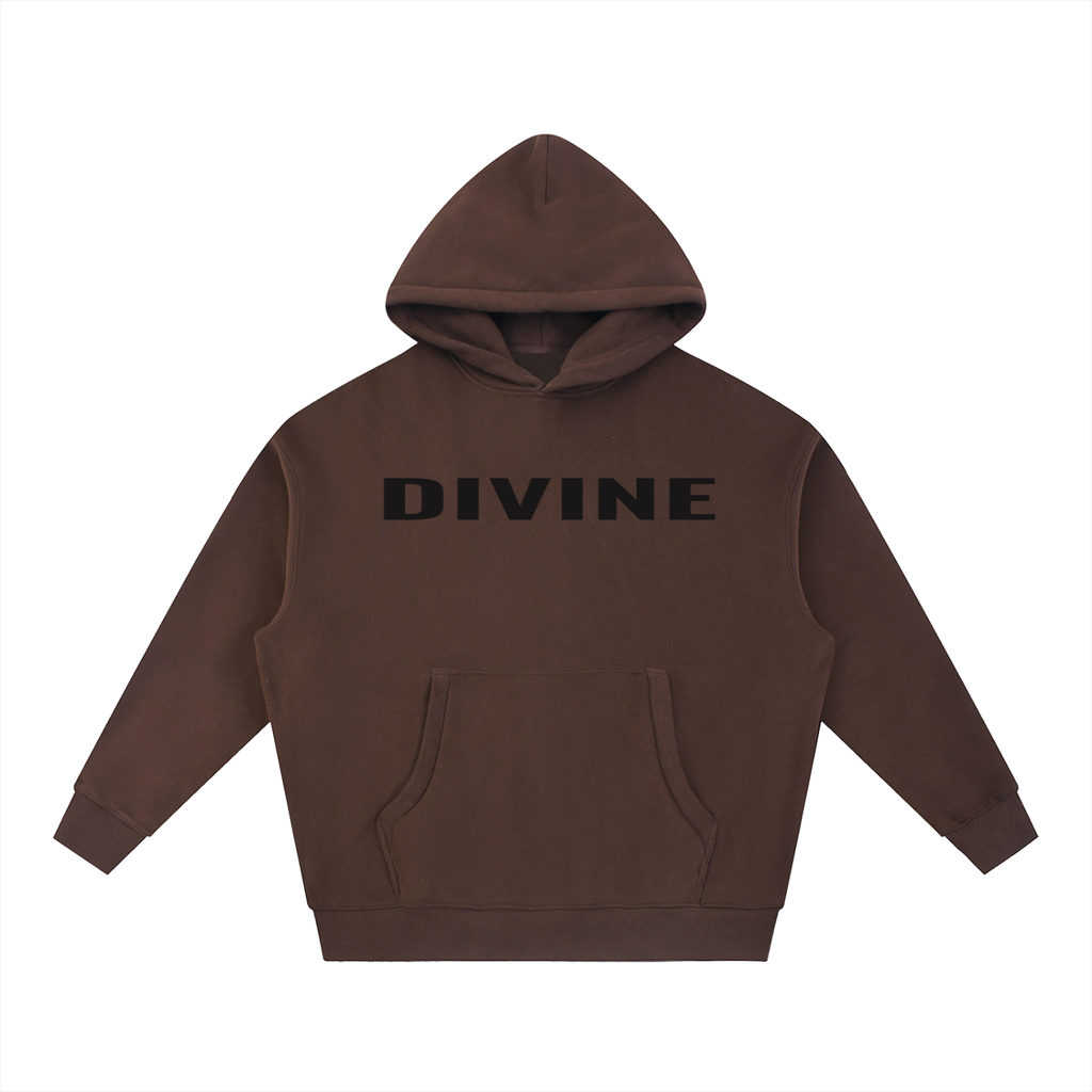 DIVINEMADEBYGOD Oversized Hoodie (Coffee)