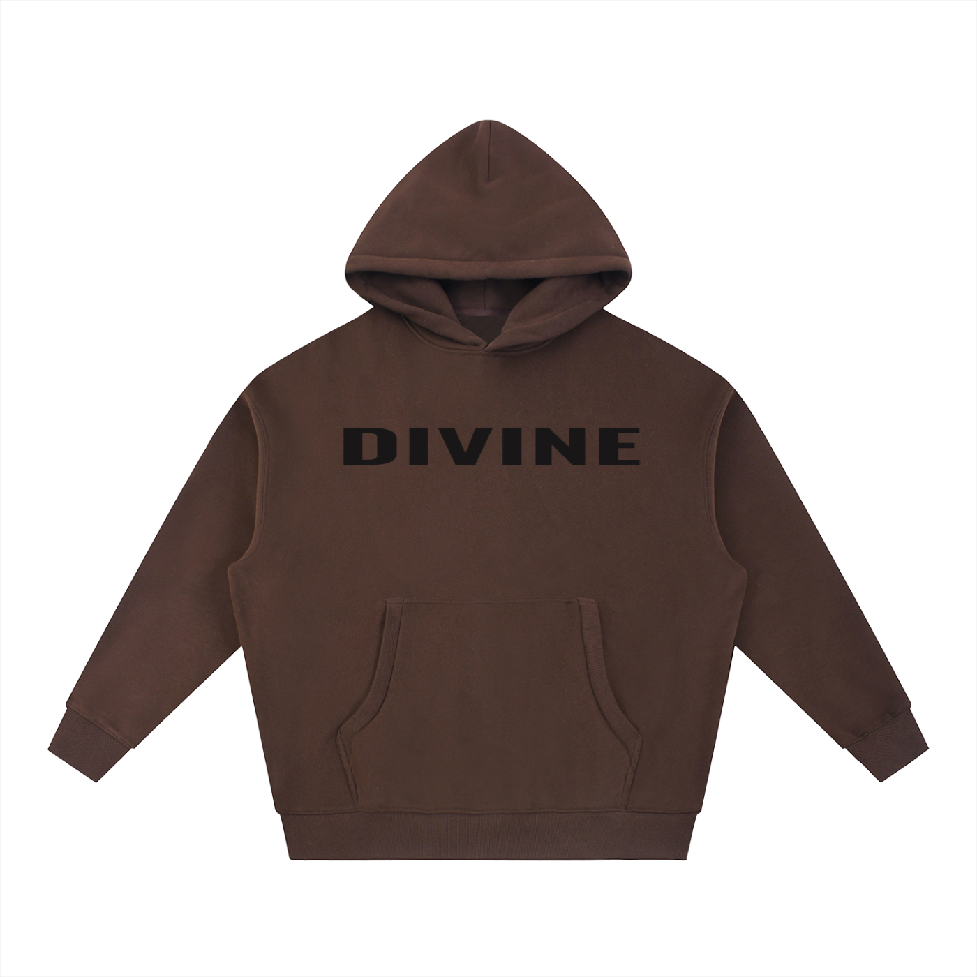 DIVINEMADEBYGOD Oversized Hoodie (Coffee)