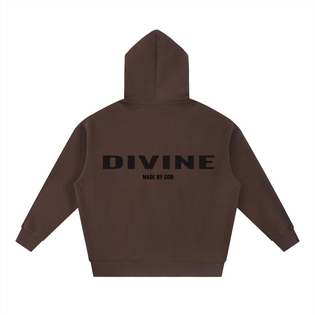 DIVINEMADEBYGOD Oversized Hoodie (Coffee)