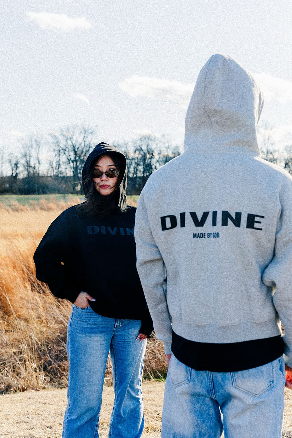 DIVINEMADEBYGOD Oversized Hoodie (Black)